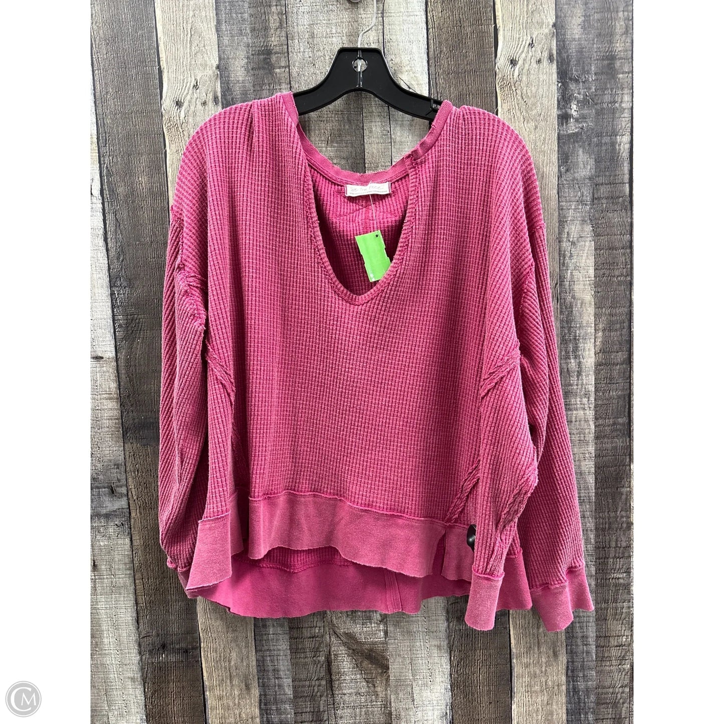 Top Long Sleeve By We The Free In Pink, Size: Xs
