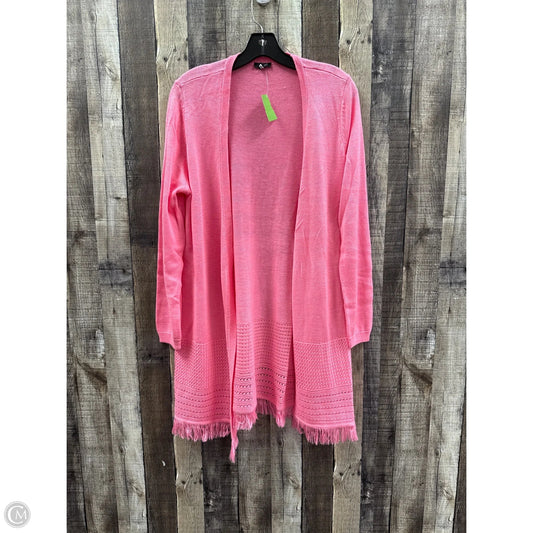 Cardigan By Talbots In Pink, Size: L