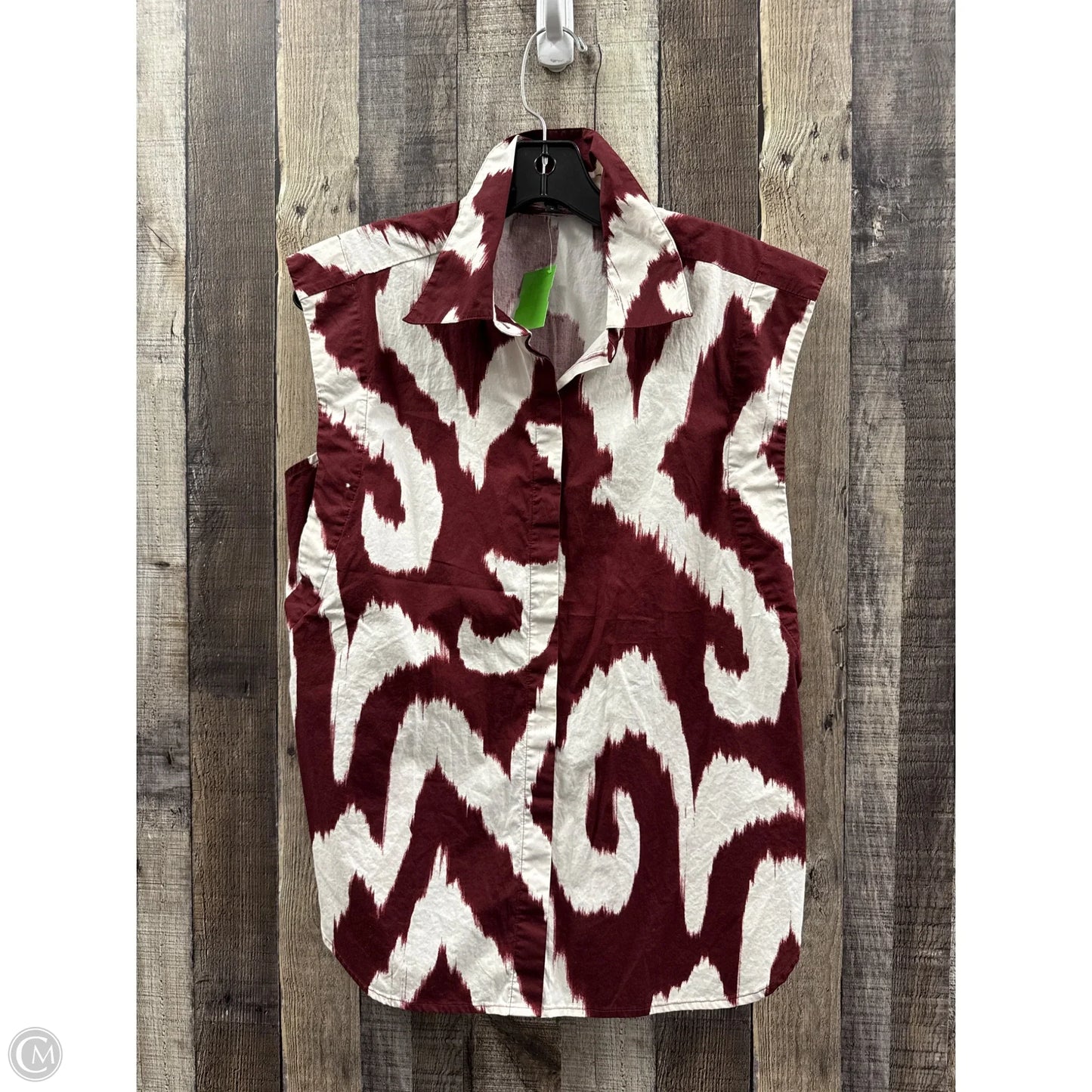 Top Sleeveless By Express In Multi-colored, Size: M