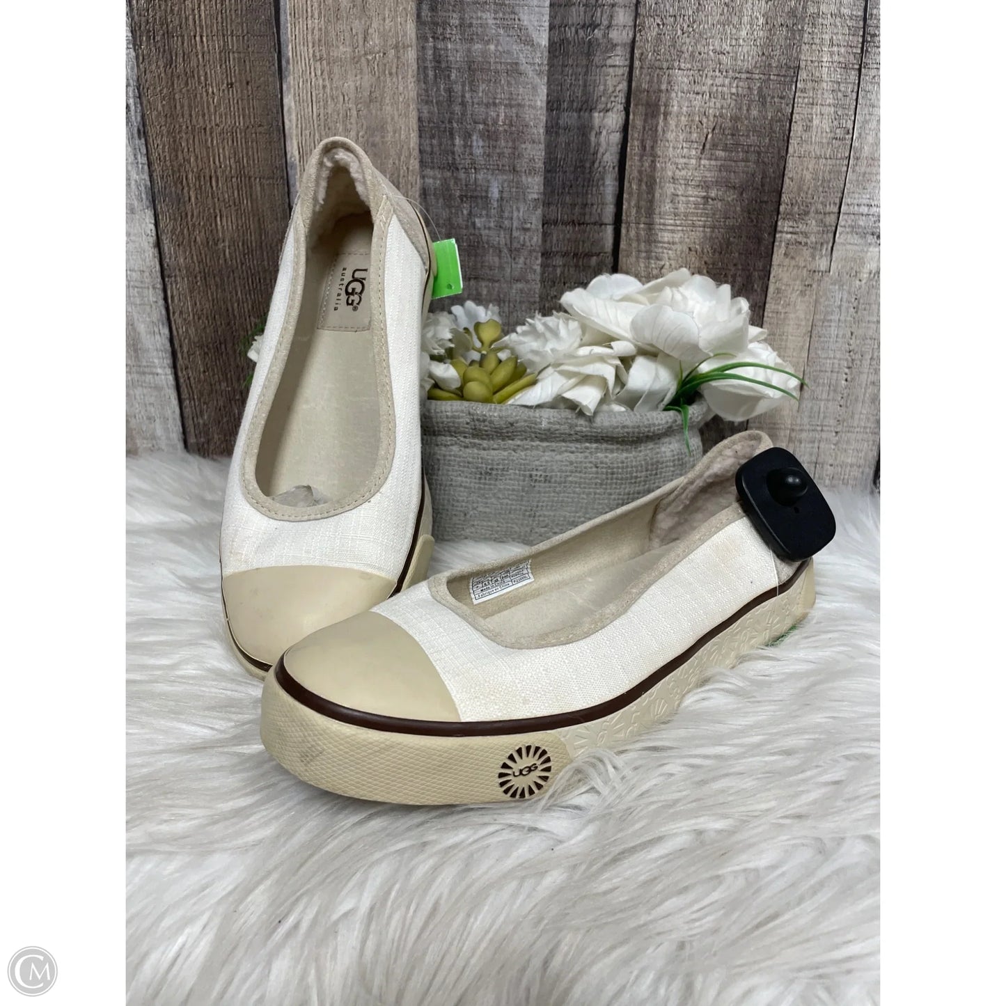 Shoes Designer By Ugg In Beige, Size: 7