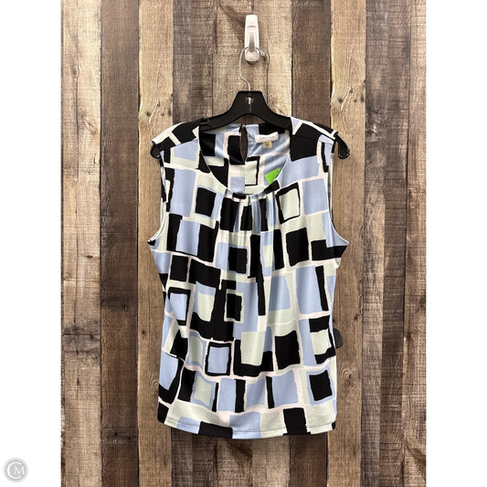 Top Sleeveless By Calvin Klein In Multi-colored, Size: Xl