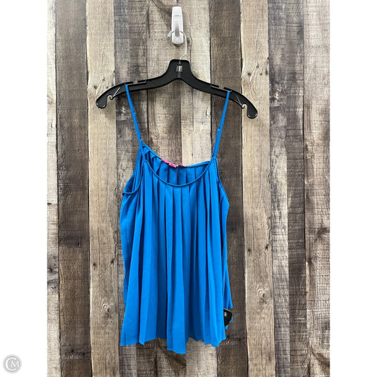 Top Sleeveless Designer By Lilly Pulitzer In Blue, Size: M