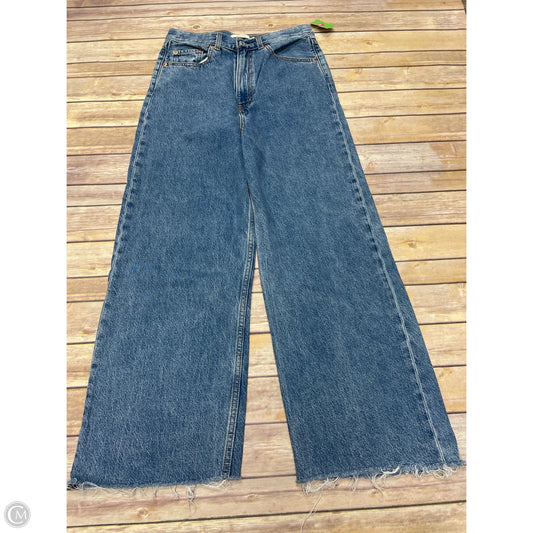 Jeans Wide Leg By Levis In Blue Denim, Size: 6