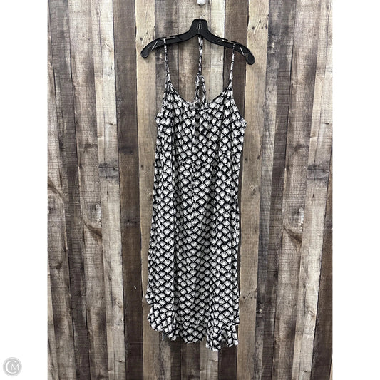 Dress Casual Midi By J. Crew In Black & White, Size: 1x