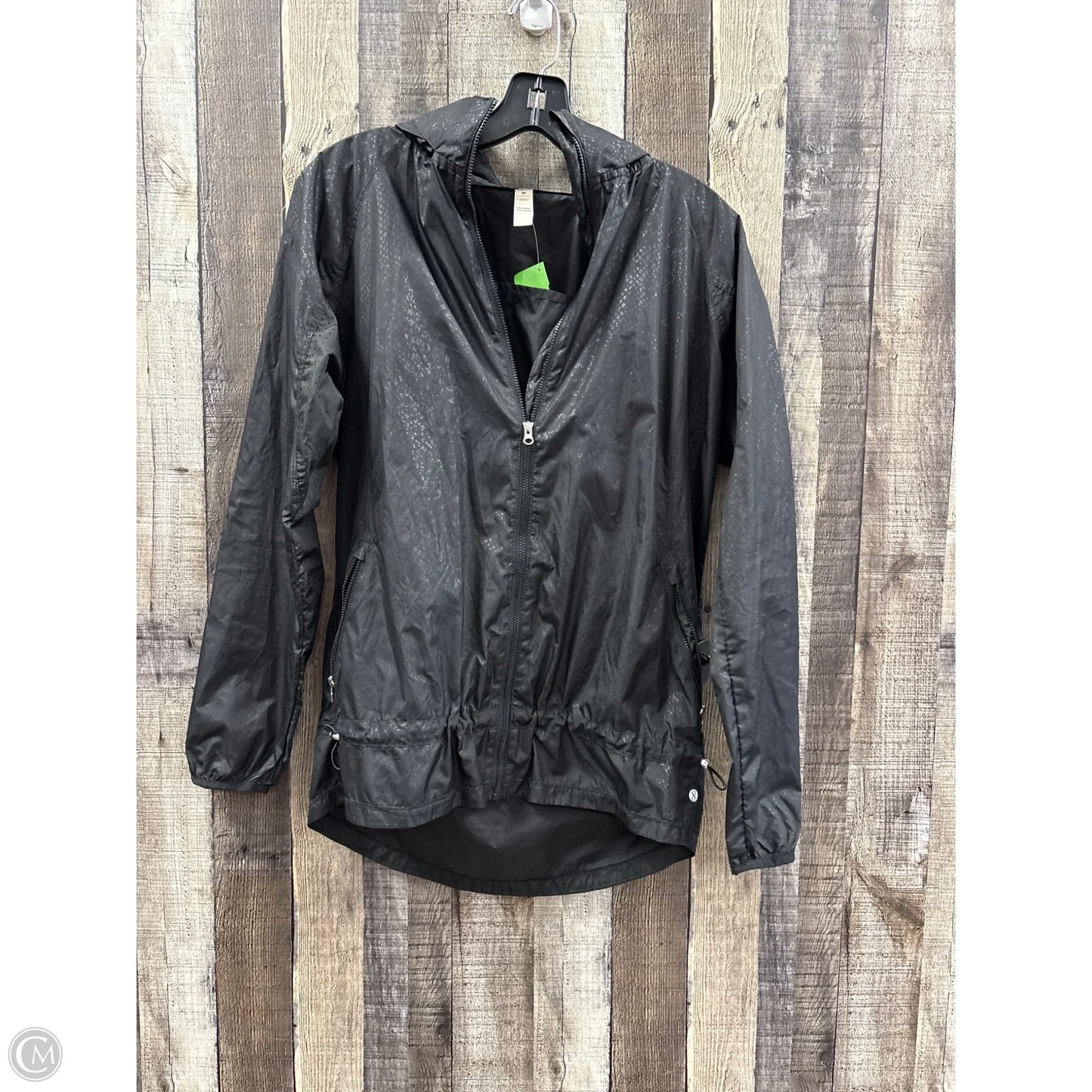 Athletic Jacket By Layer 8 In Black, Size: M