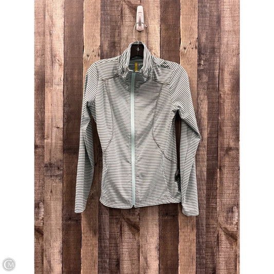 Athletic Top Long Sleeve Collar By Lole In Blue & Grey, Size: S