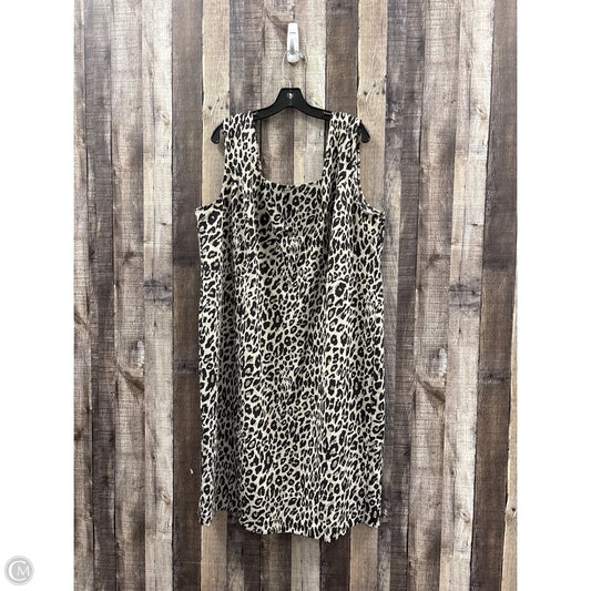 Dress Casual Midi By Cme In Animal Print, Size: 3x