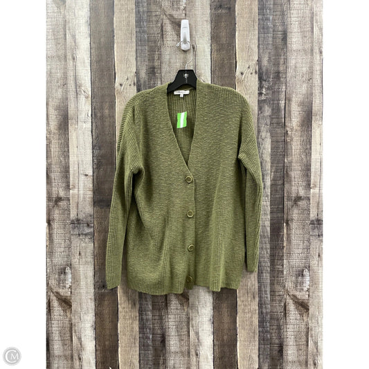 Sweater Cardigan By Madewell In Green, Size: Xs