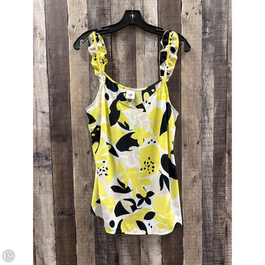 Top Sleeveless By Cabi In Yellow, Size: M