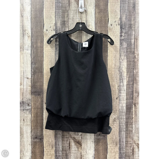 Top Sleeveless By Cabi In Black, Size: M