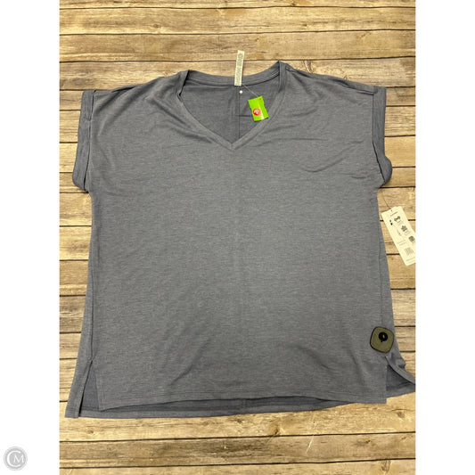 Athletic Top Short Sleeve By Rbx In Purple, Size: 2x