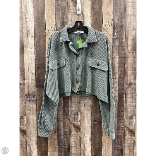 Top Long Sleeve By Altard State In Green, Size: M