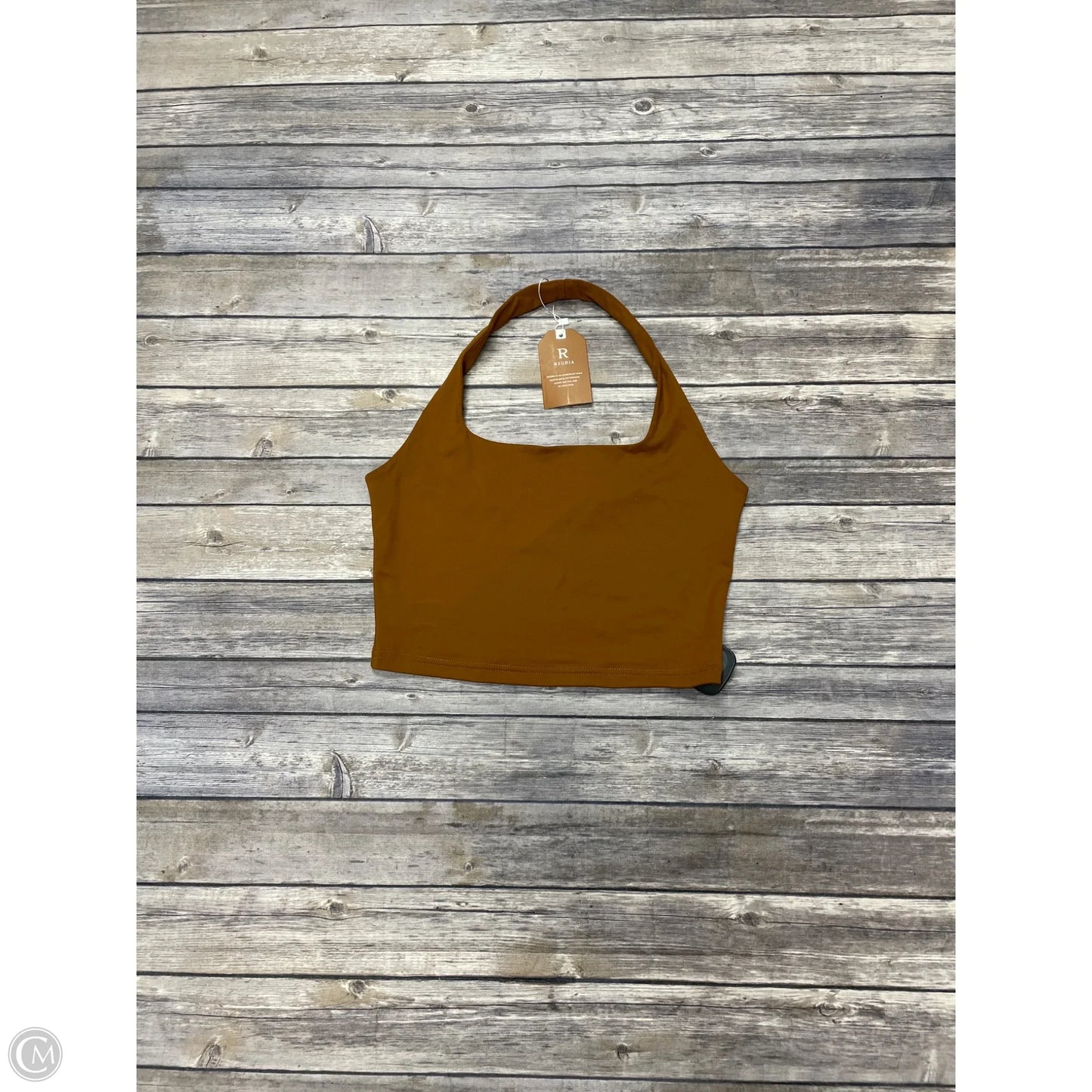 Top Sleeveless By Reoria In Bronze, Size: M