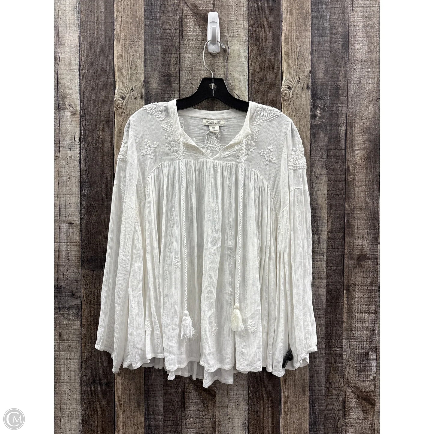 Top Long Sleeve By Rachel Zoe In Cream, Size: S