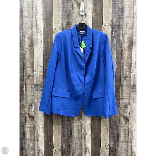 Blazer By Lane Bryant In Blue, Size: 2x
