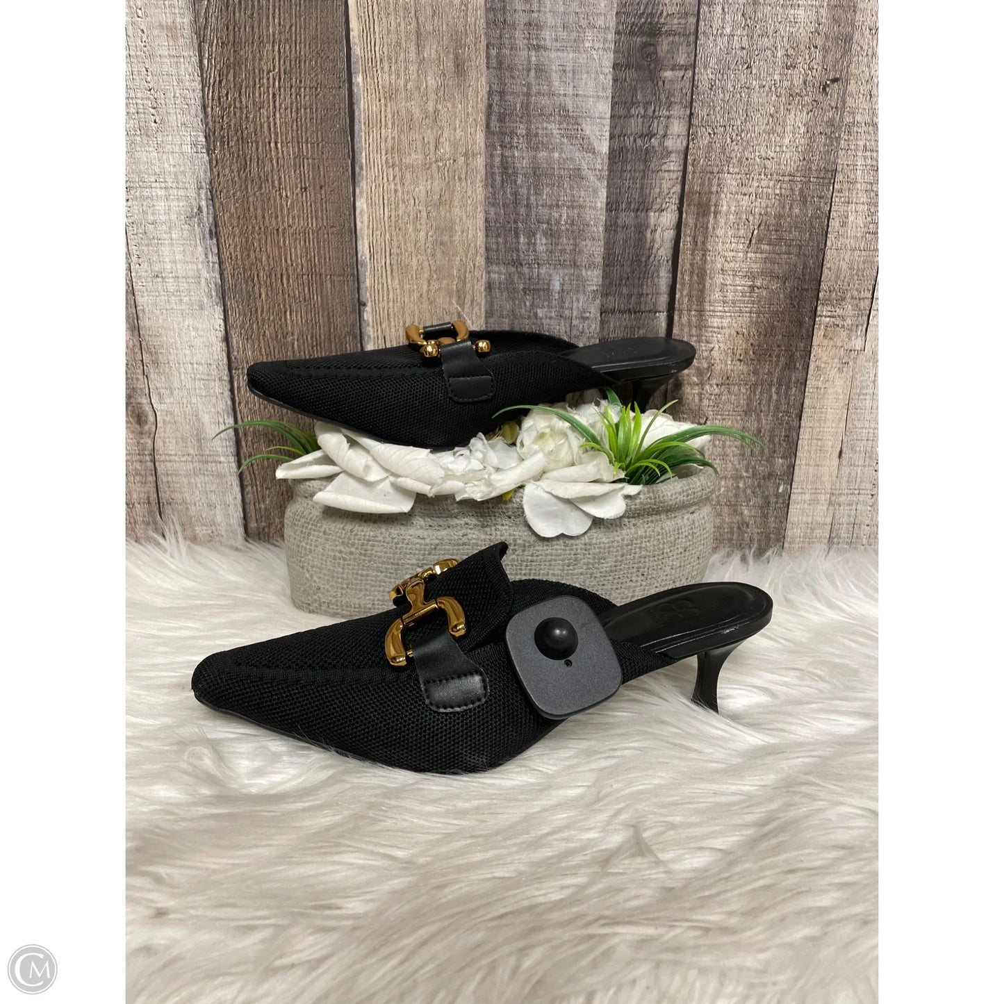 Shoes Heels Kitten By Cme In Black, Size: 6.5