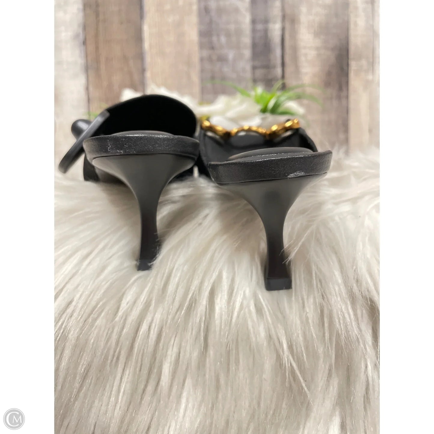 Shoes Heels Kitten By Cme In Black, Size: 6.5
