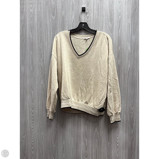 Top Long Sleeve By Z Supply In Tan, Size: S