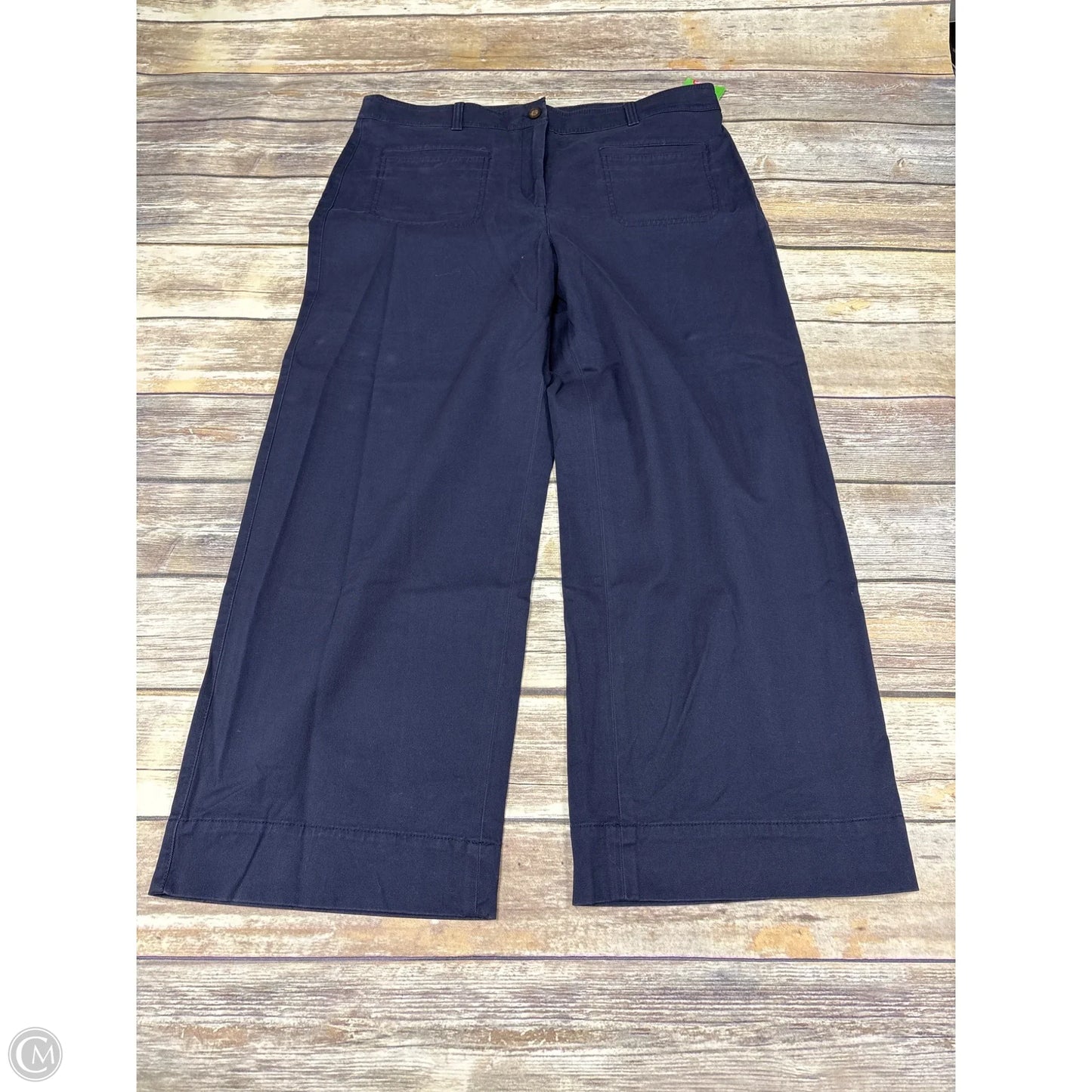 Pants Wide Leg By Talbots In Navy, Size: 14