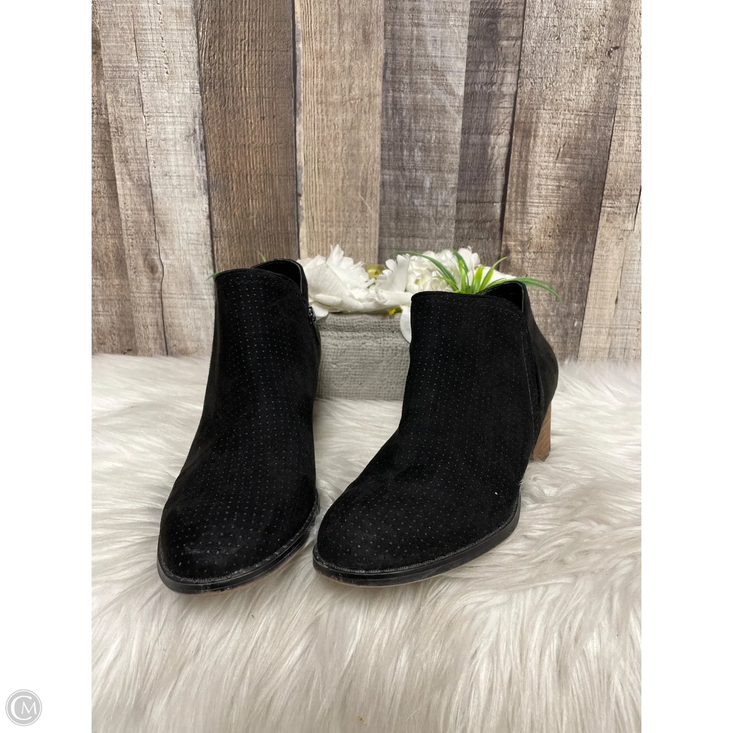 Boots Ankle Heels By Life Stride In Black, Size: 7