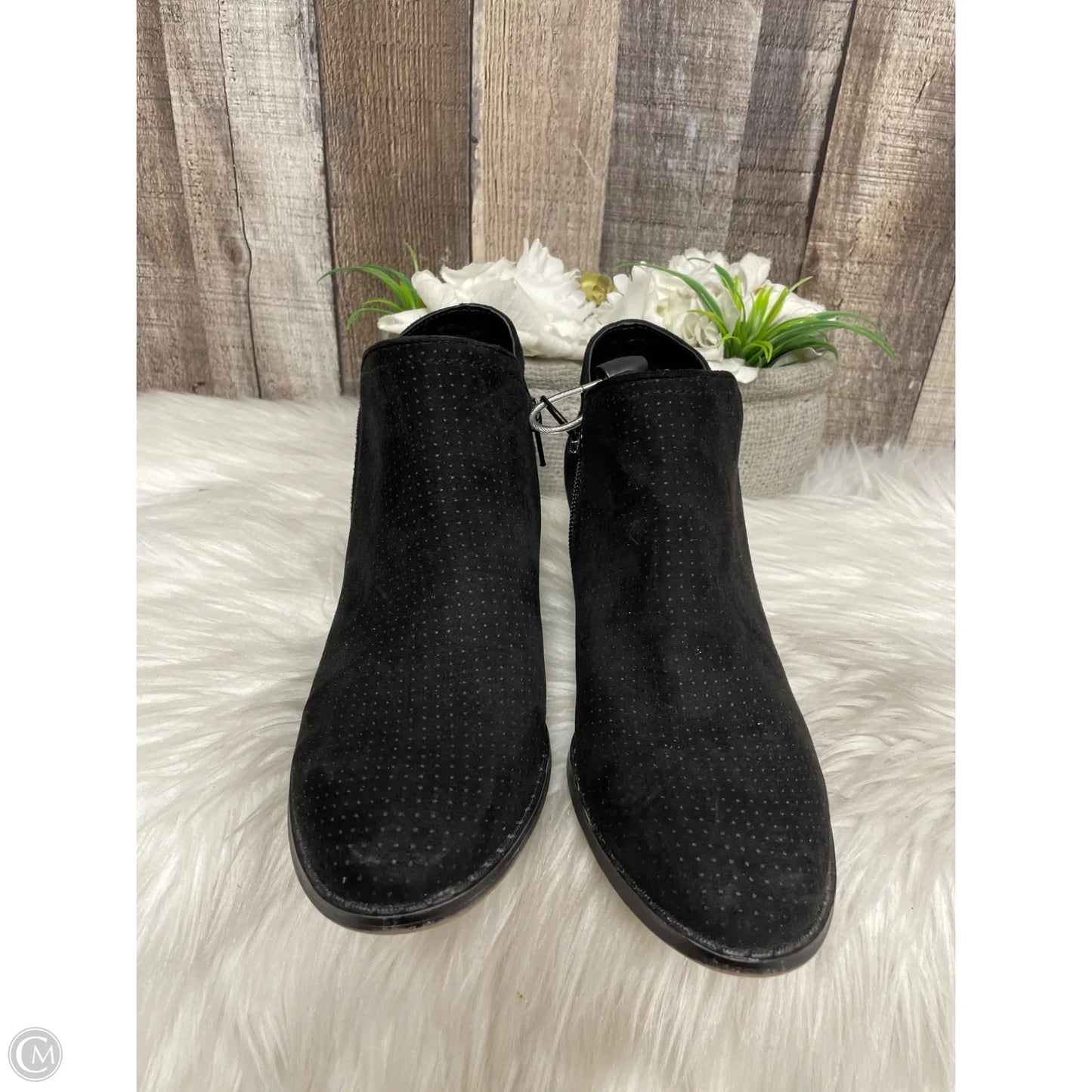 Boots Ankle Heels By Life Stride In Black, Size: 7