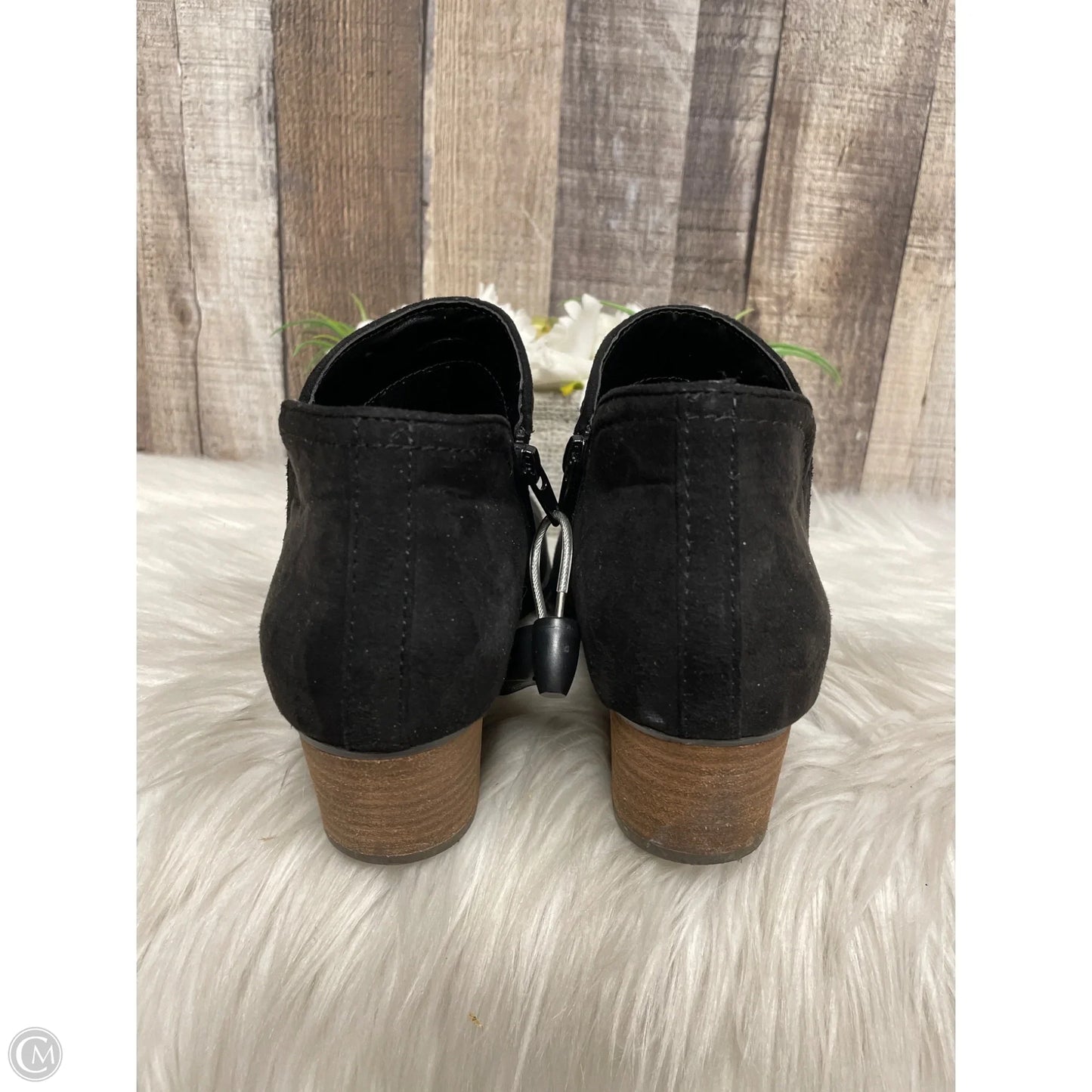 Boots Ankle Heels By Life Stride In Black, Size: 7
