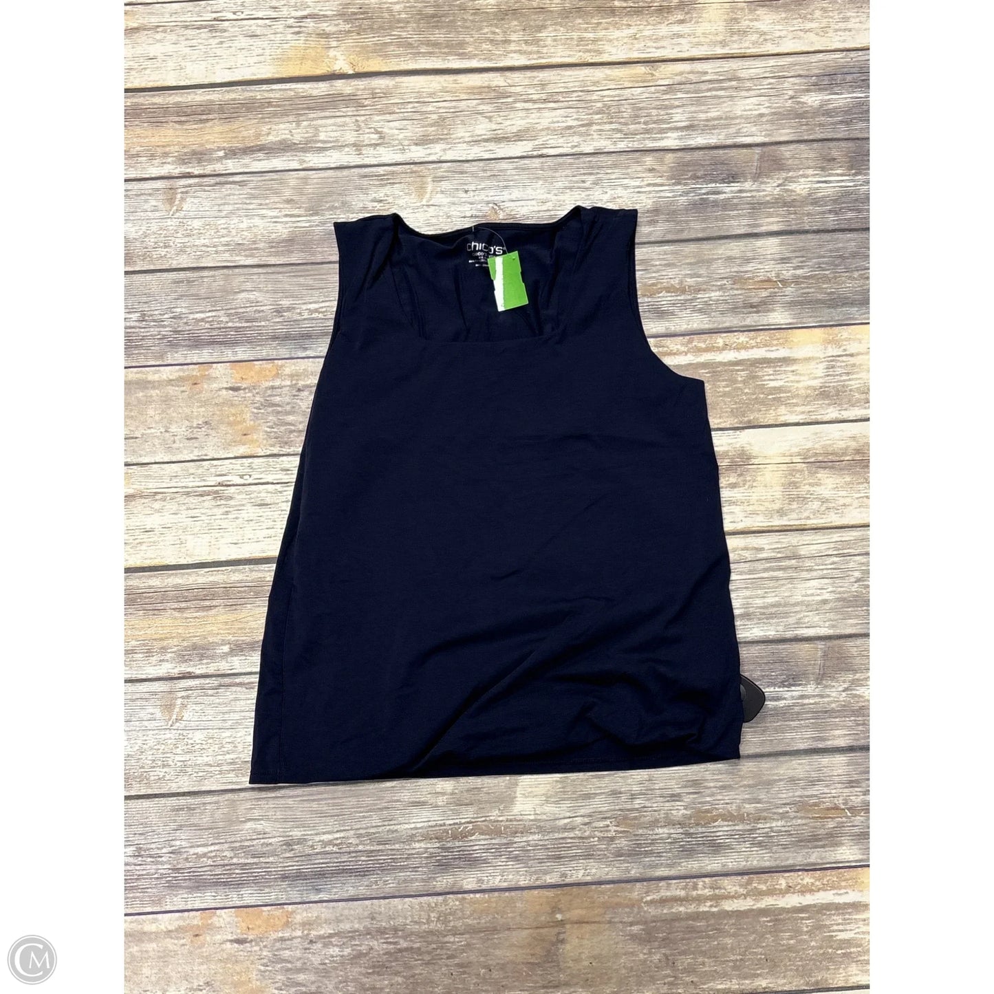 Top Sleeveless Basic By Chicos In Navy, Size: L