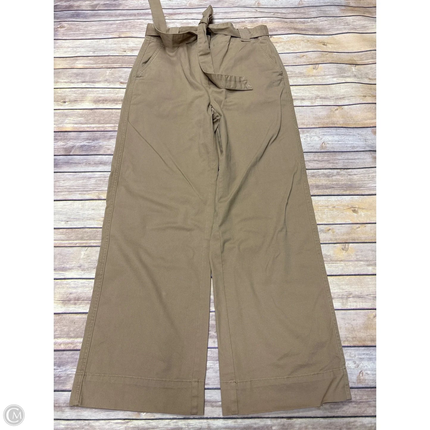 Pants Wide Leg By J. Crew In Tan, Size: 4l