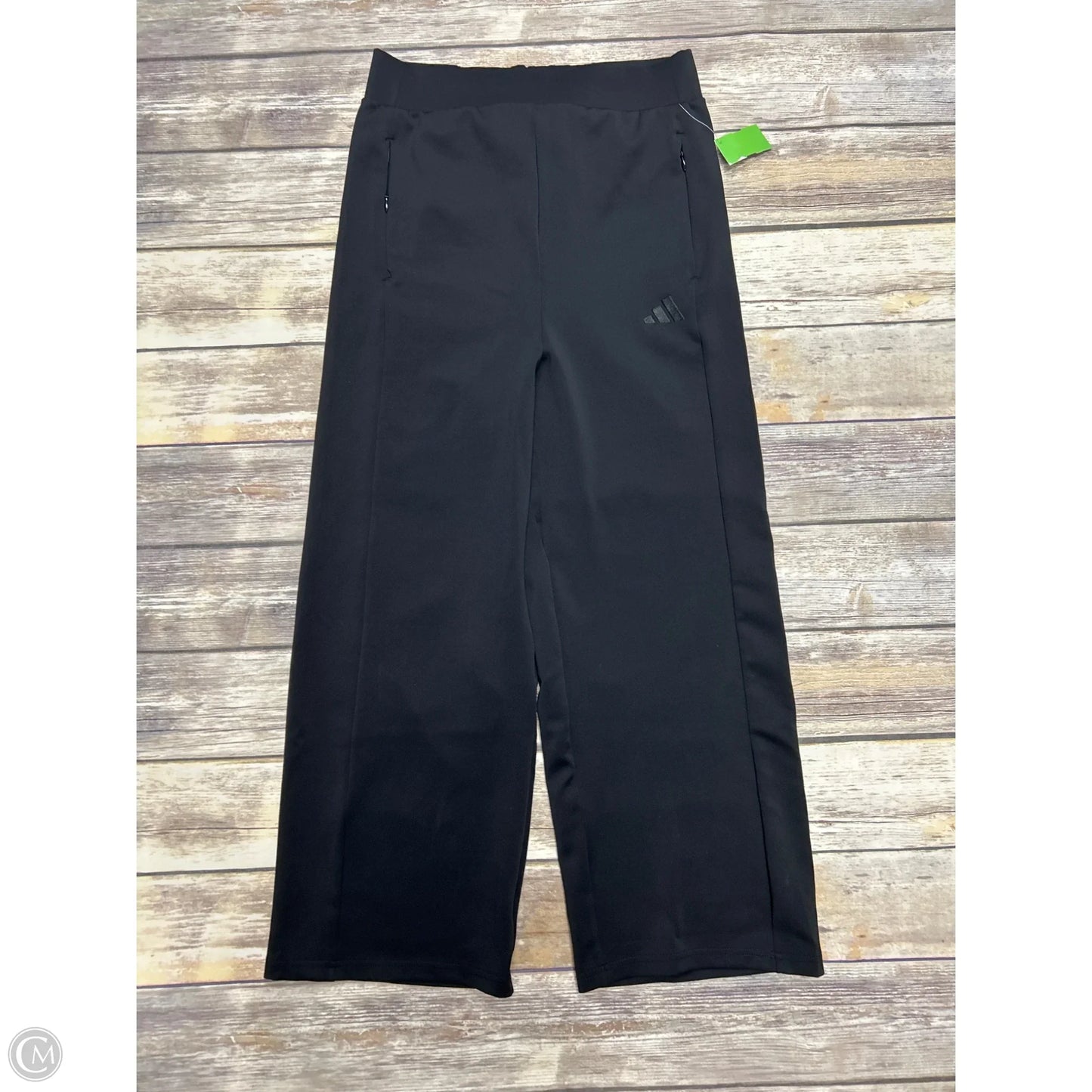 Athletic Pants By Adidas In Black, Size: M