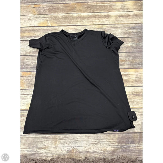 Athletic Top Short Sleeve By Patagonia In Blue, Size: L