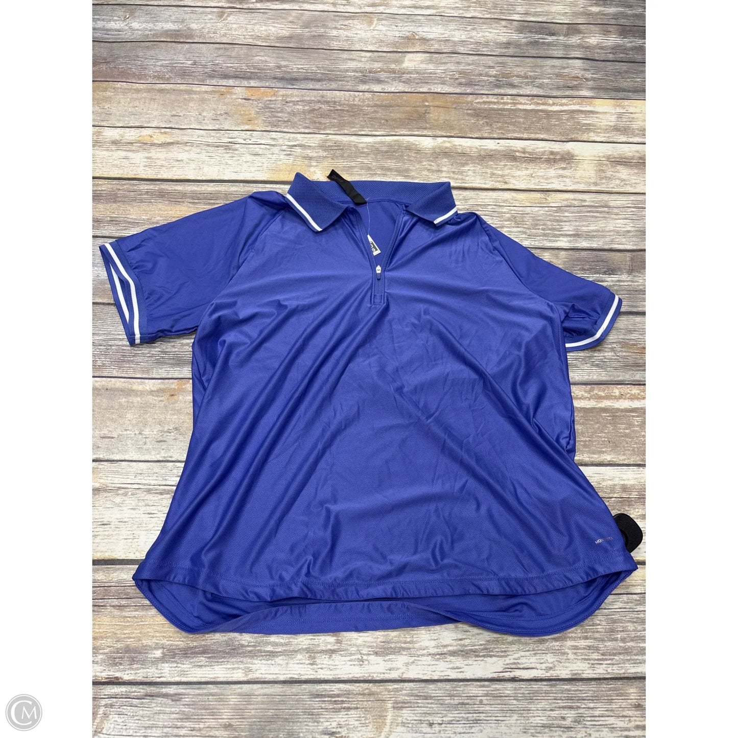Athletic Top Short Sleeve By Mondetta In Purple, Size: L