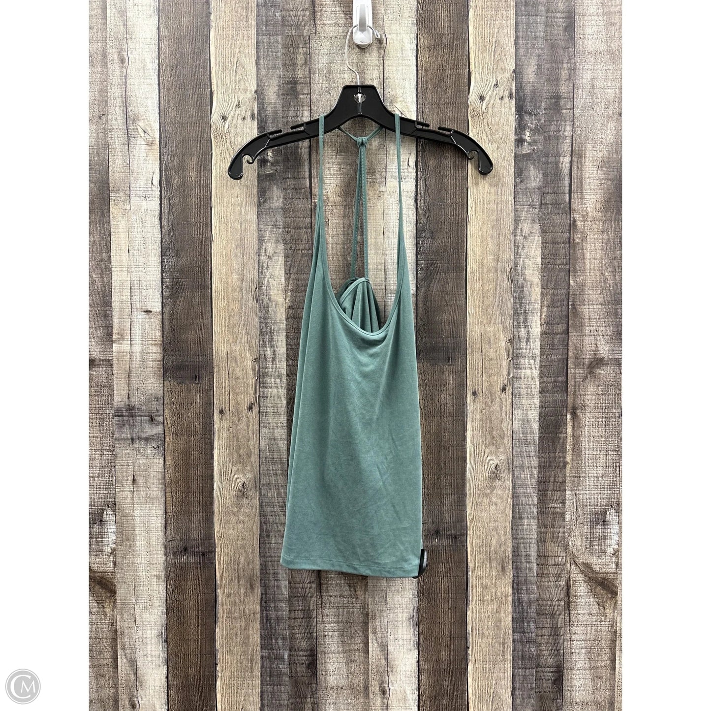 Top Sleeveless Basic By Old Navy In Green & Grey, Size: L