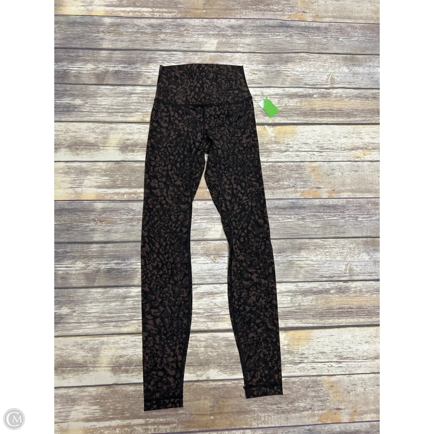 Athletic Leggings By Lululemon In Tie Dye Print, Size: 4