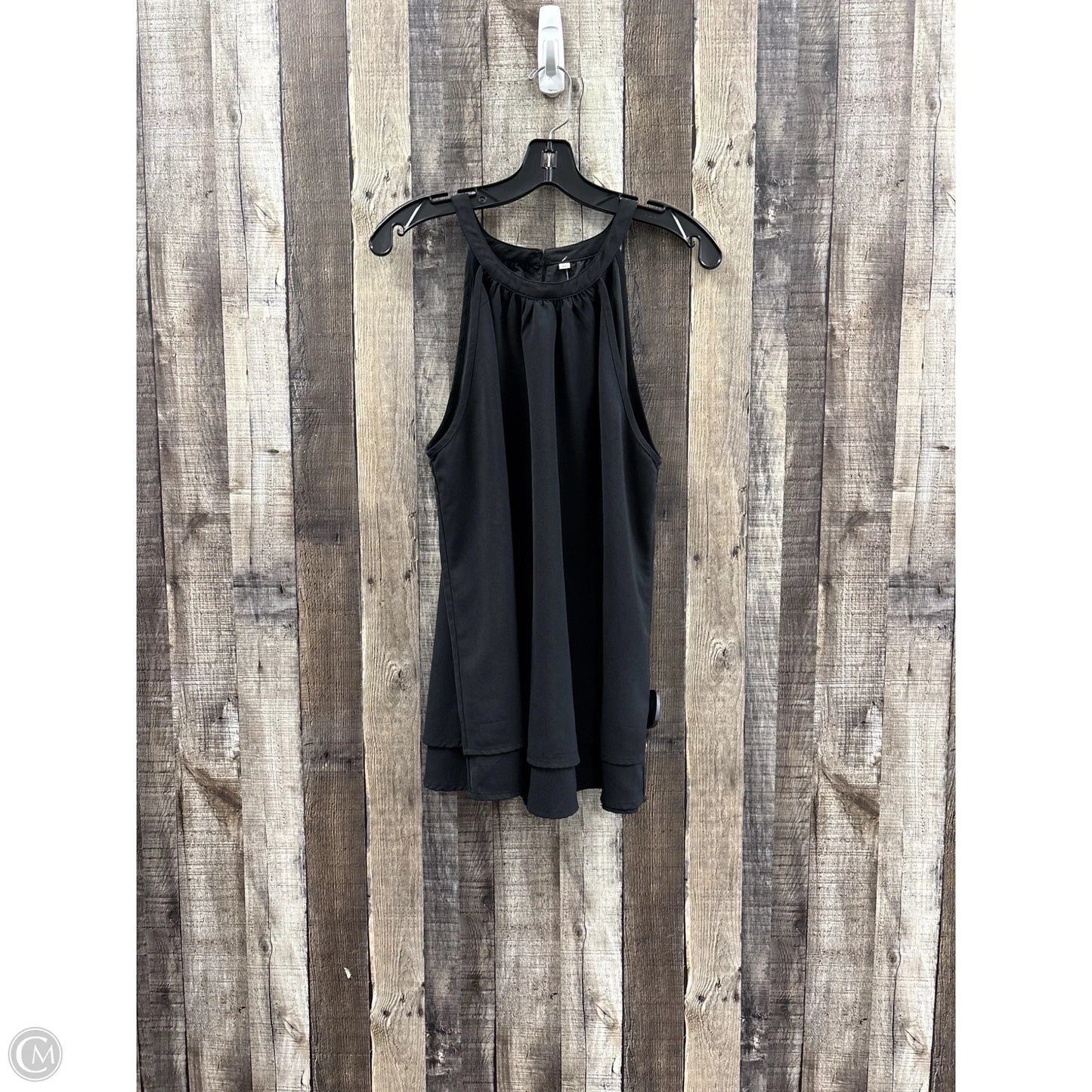 Top Sleeveless By Cmf In Black, Size: Xl