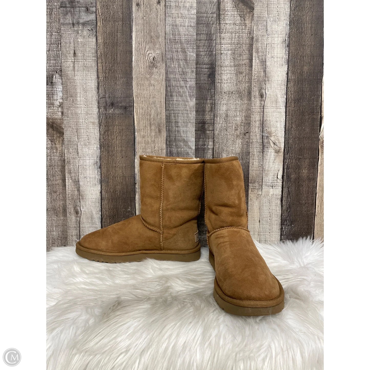 Boots Designer By Ugg In Tan, Size: 8