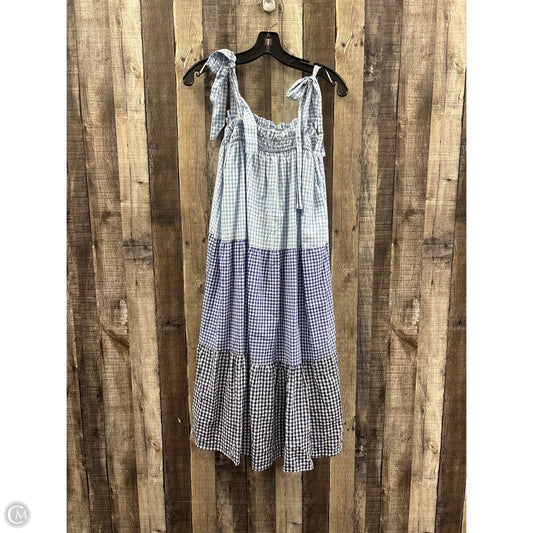 Dress Casual Midi By Entro In Checkered Pattern, Size: S