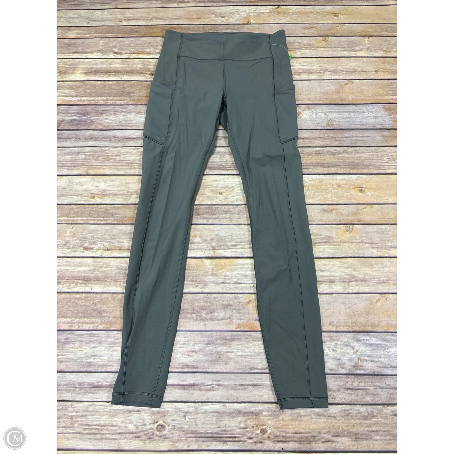 Athletic Leggings By Lululemon In Green, Size: 6