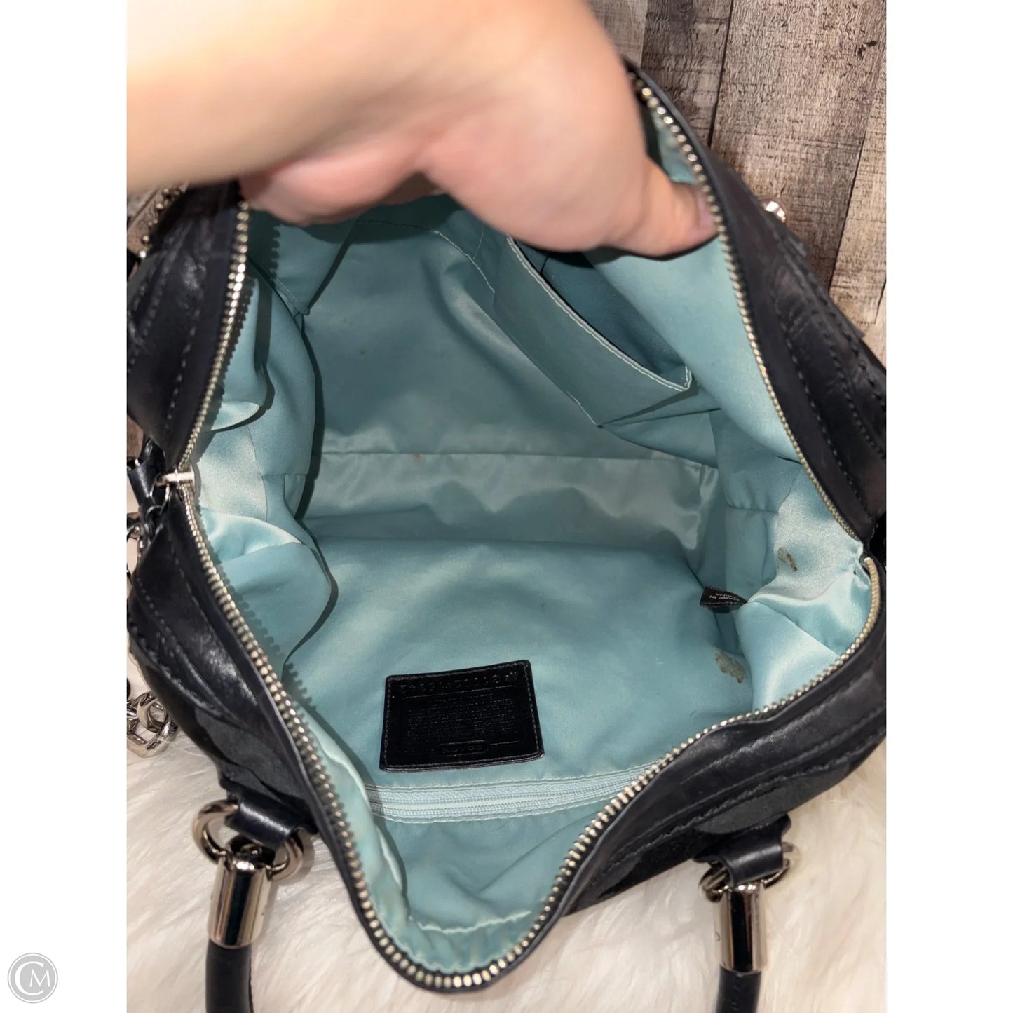 Handbag Designer By Coach, Size: Large