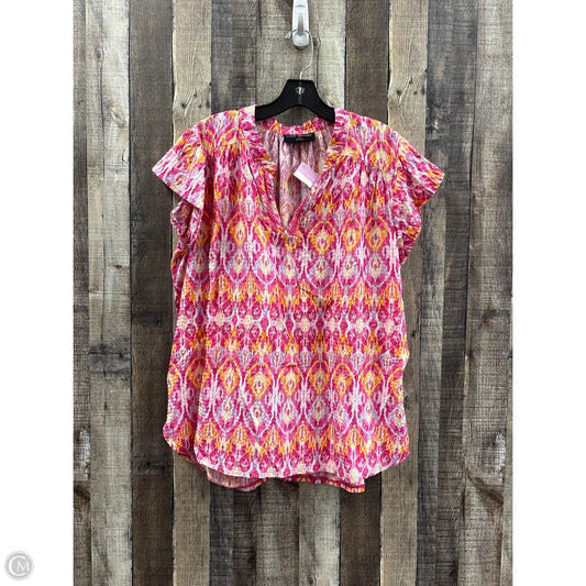 Top Sleeveless By Lane Bryant In Tie Dye Print, Size: Xl