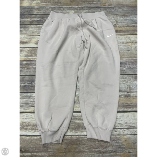 Athletic Pants By Nike In Beige, Size: 1x