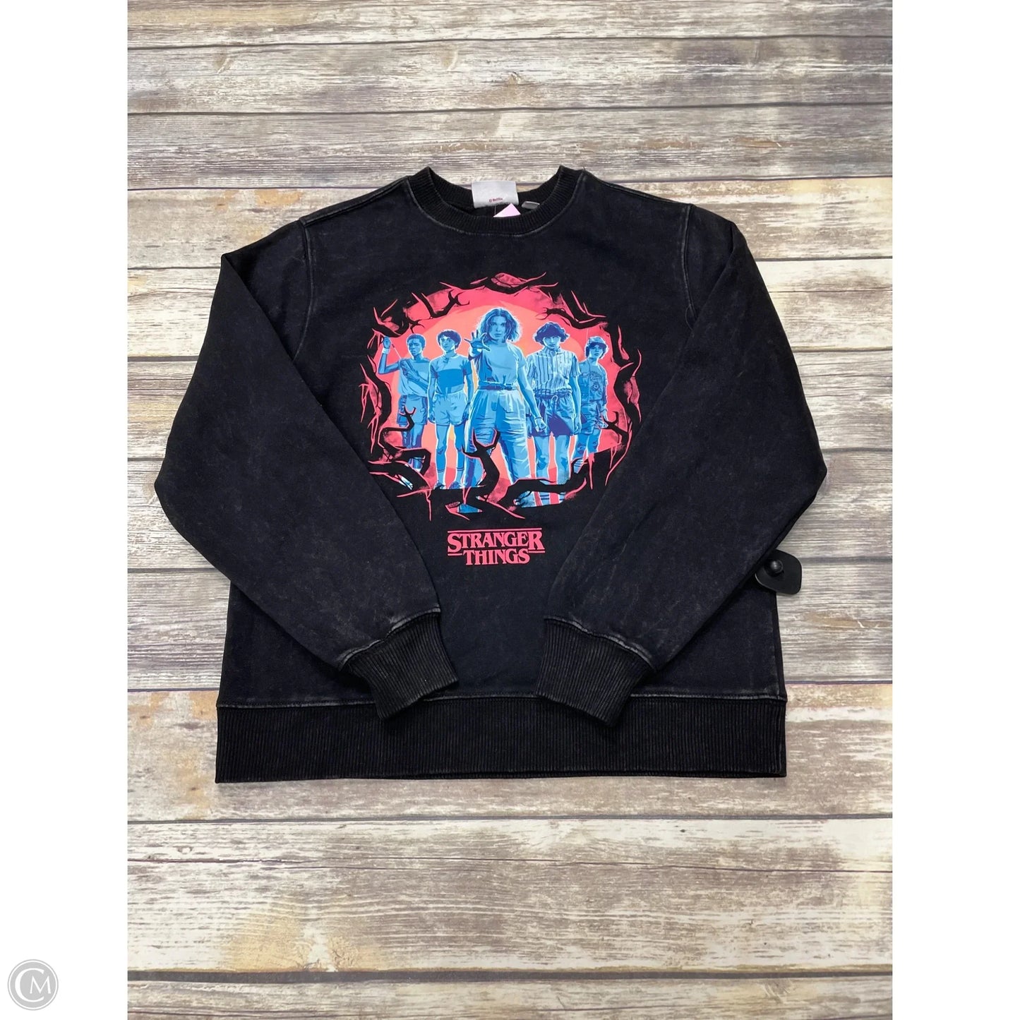 Sweatshirt Crewneck By Cme In Black, Size: M