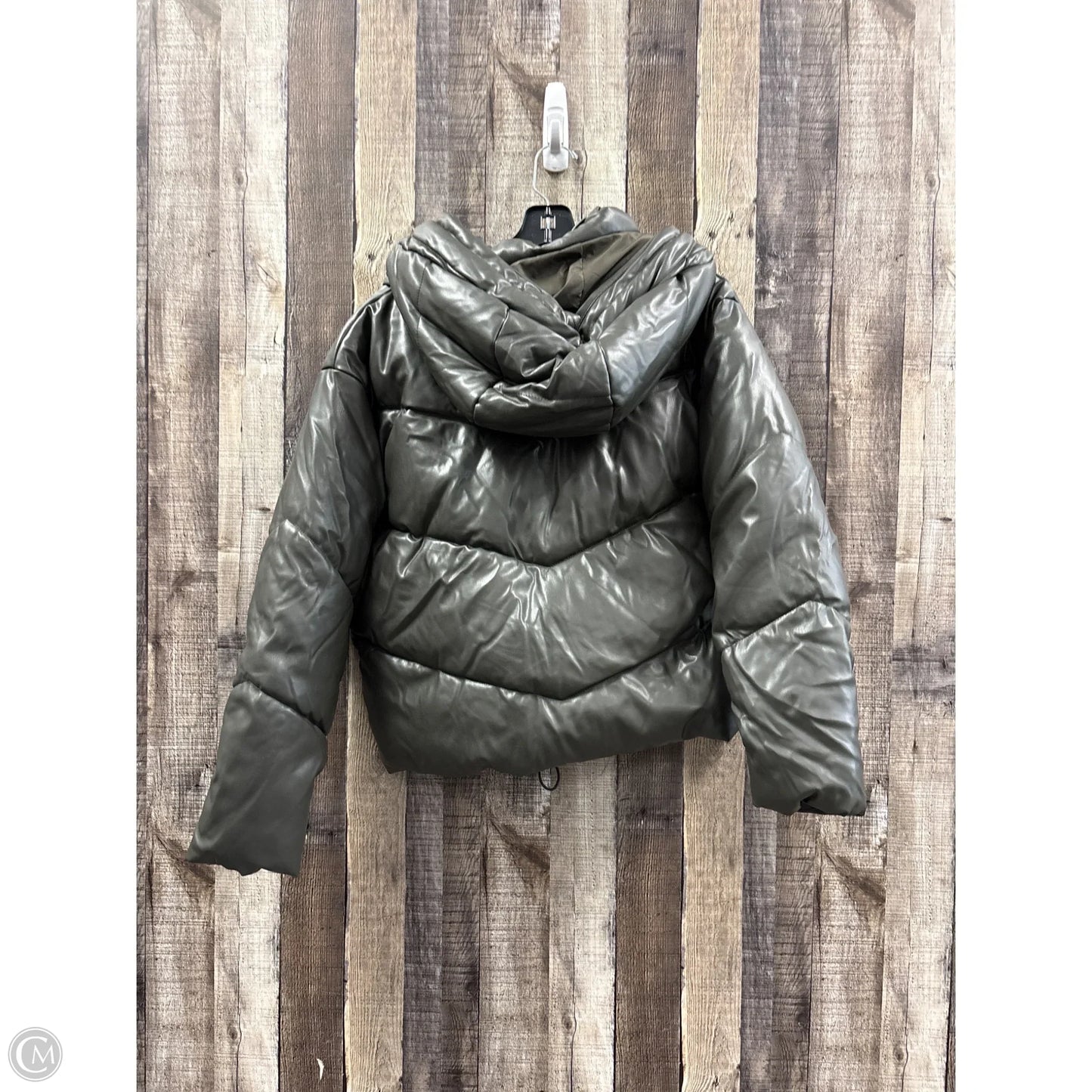 Jacket Puffer & Quilted By Cme In Green, Size: S
