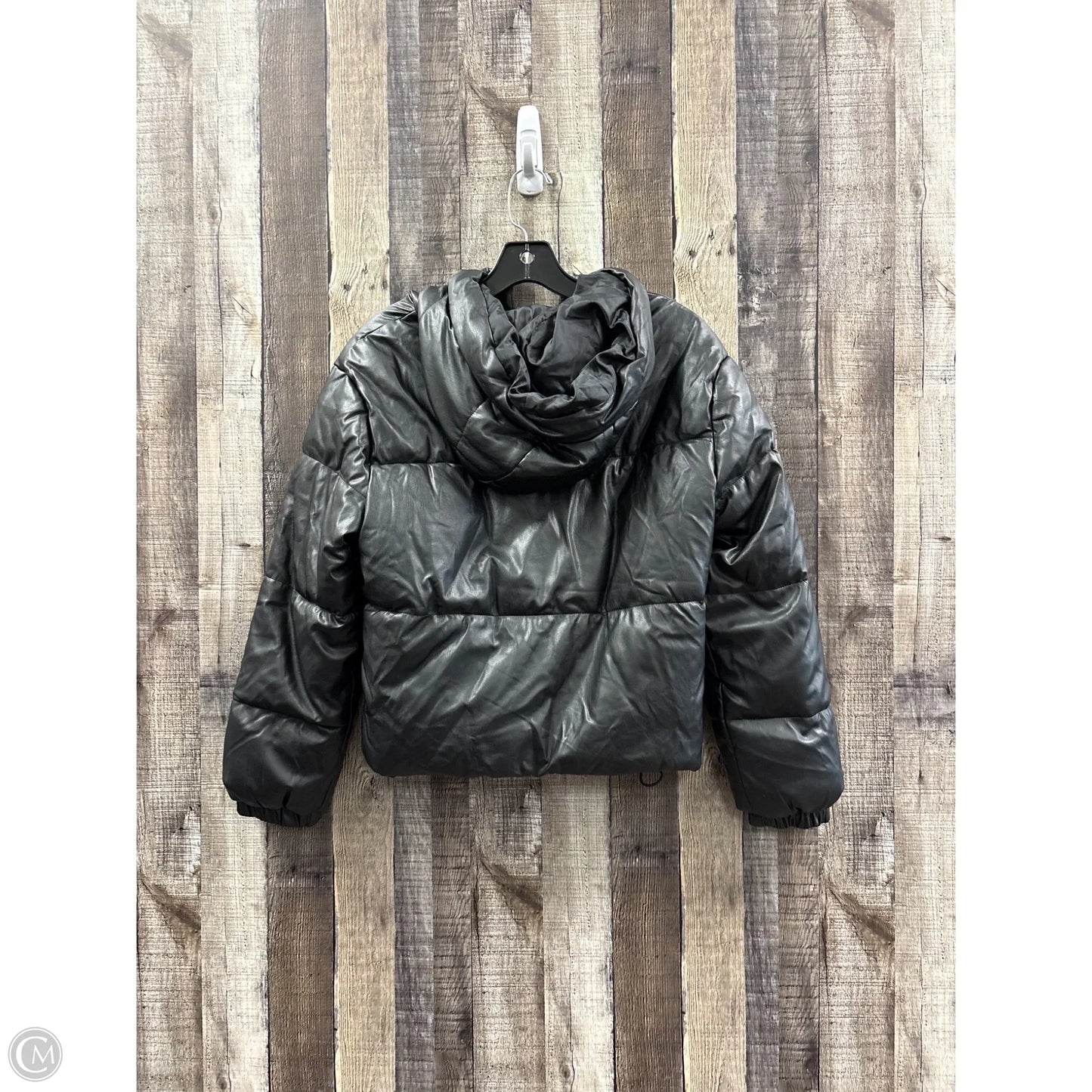 Jacket Puffer & Quilted By Love Tree In Black, Size: S