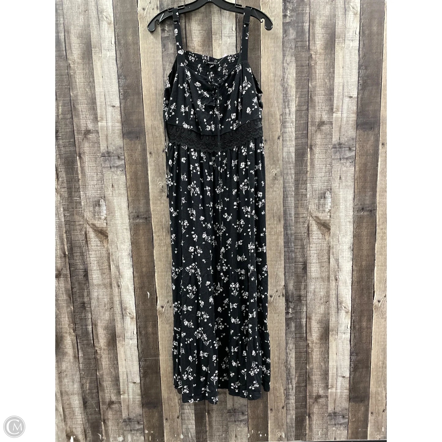 Dress Casual Maxi By Torrid In Black & White, Size: 2x