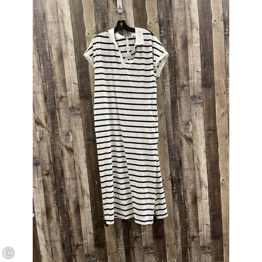 Dress Casual Maxi By Merokeety In Striped Pattern, Size: L