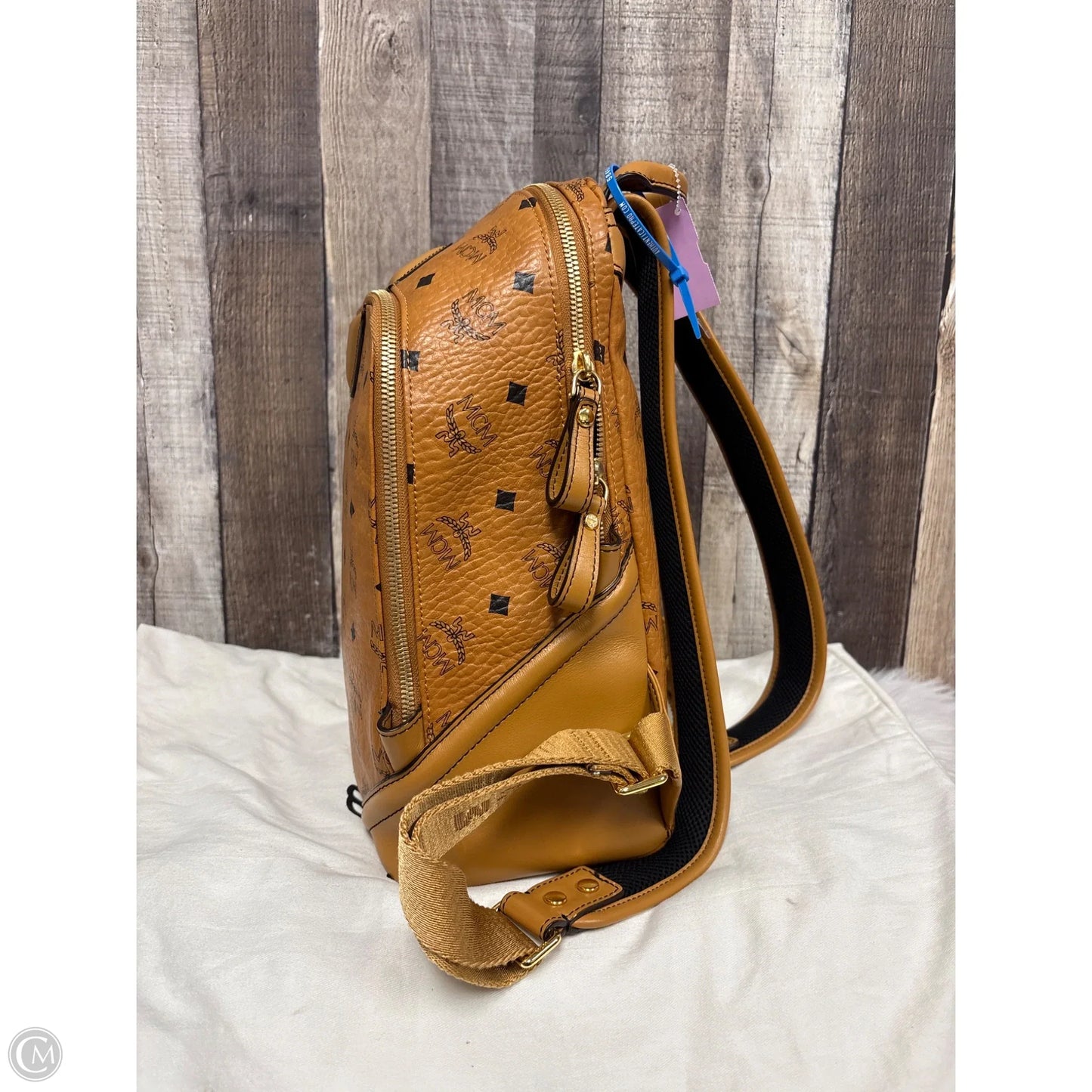 Backpack Luxury Designer By Mcm, Size: Large