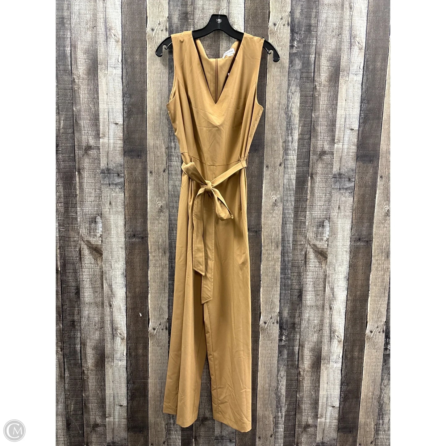 Jumpsuit By Calvin Klein In Tan, Size: L