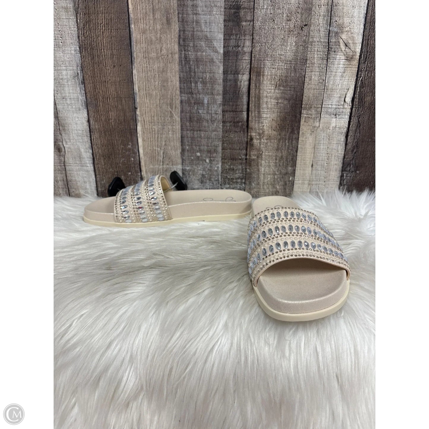 Sandals Flats By Jessica Simpson In Beige, Size: 9