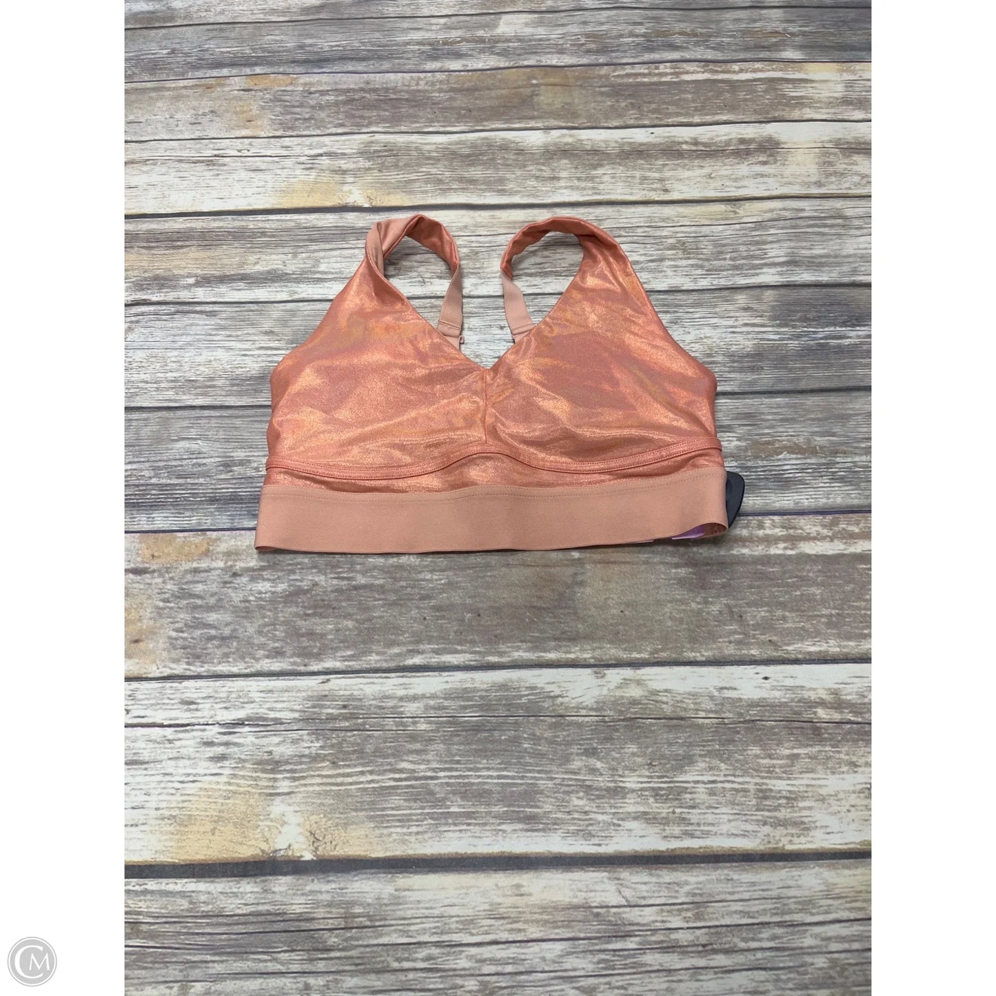 Athletic Bra By Fabletics In Peach, Size: M