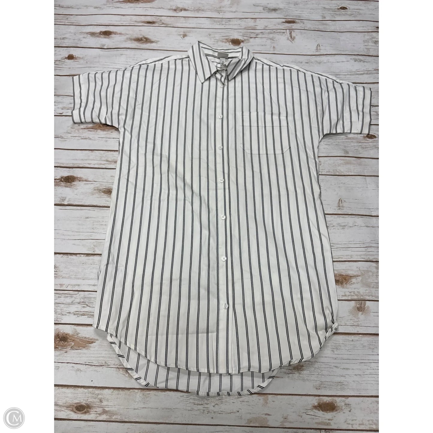 Dress Casual Short By A New Day In Striped Pattern, Size: Xs